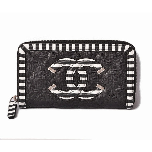 Chanel Filigree Wallet Mini Black - Picture 1 of 1